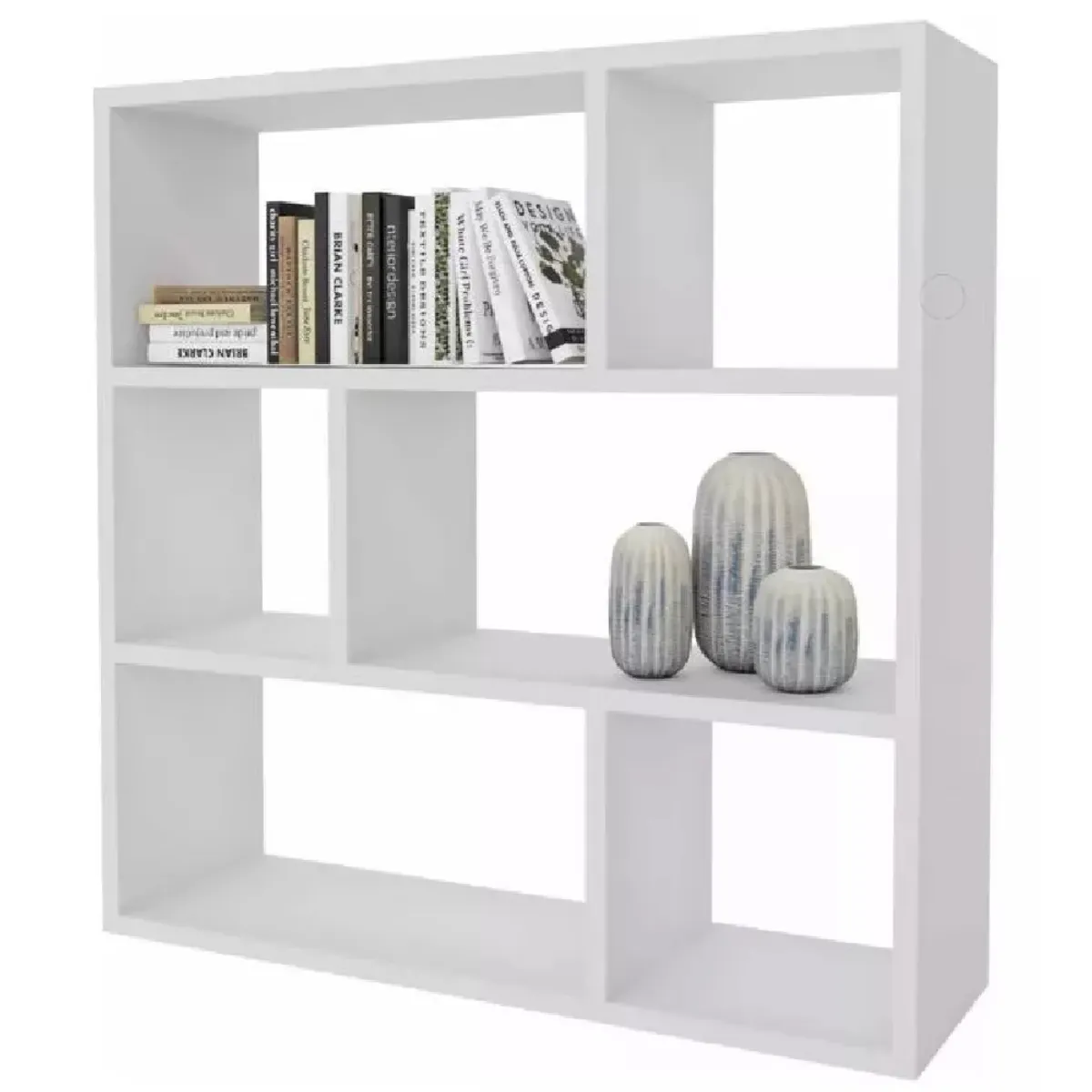 NACION MUEBLES - LIBRERO ALESSIA BLANCO NM