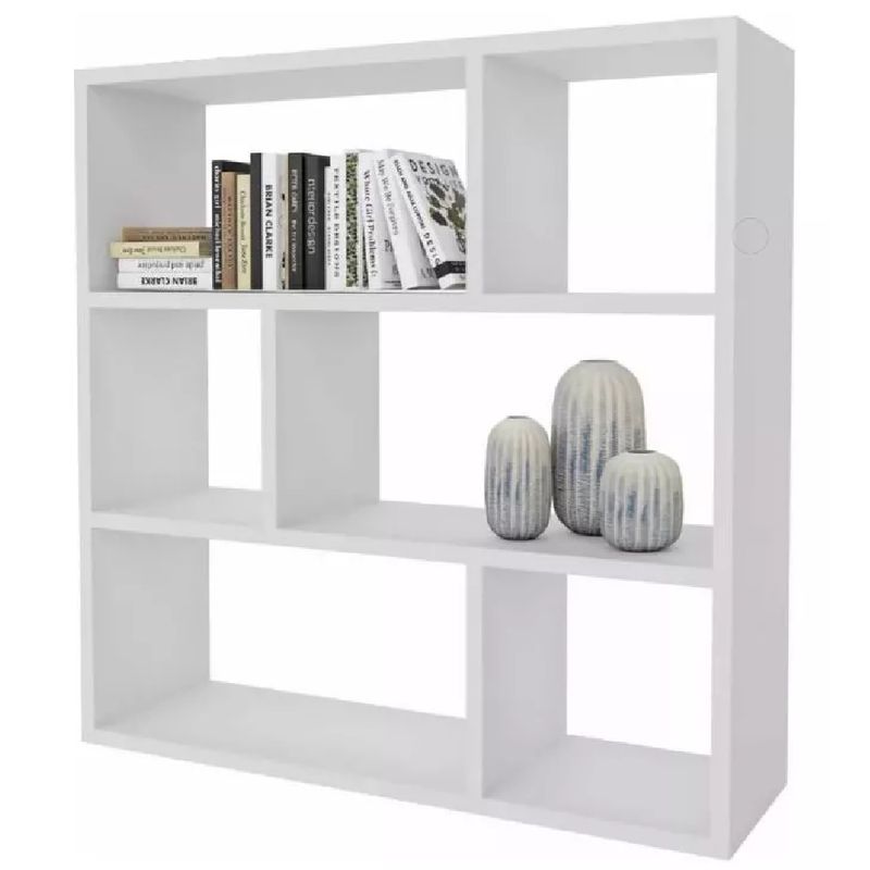 NACION MUEBLES - LIBRERO ALESSIA BLANCO NM