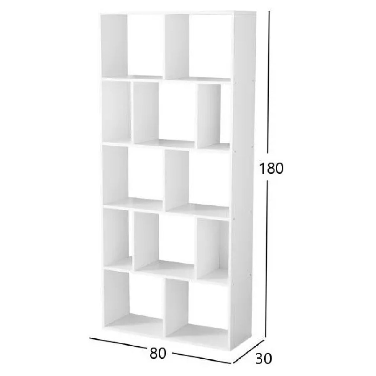 NACION MUEBLES - LIBRERO AMELIA BLANCO NM