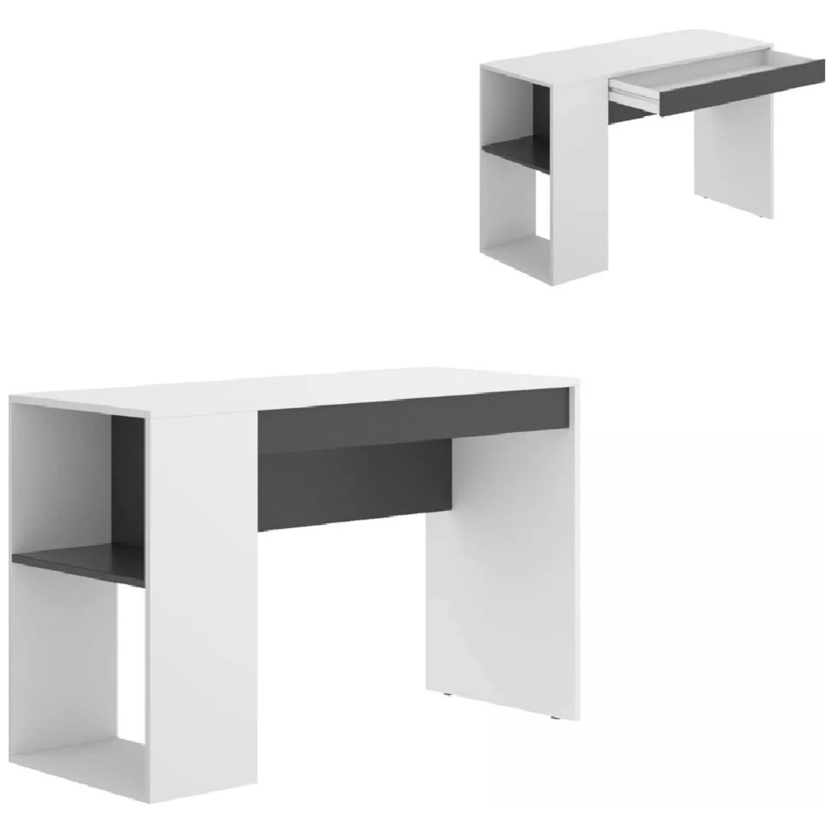 NACION MUEBLES - ESCRITORIO ENZO COLOR BLANCO NM