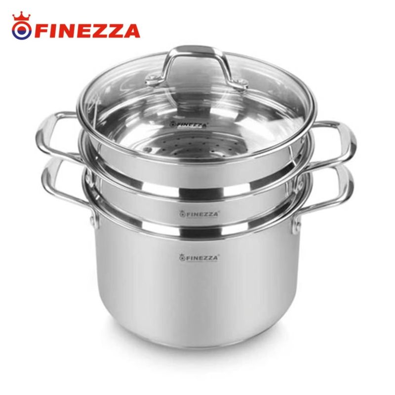 FINEZZA - Espaguetera FINEZZA FZ-0062SP Acero Inoxidable 6 Litros