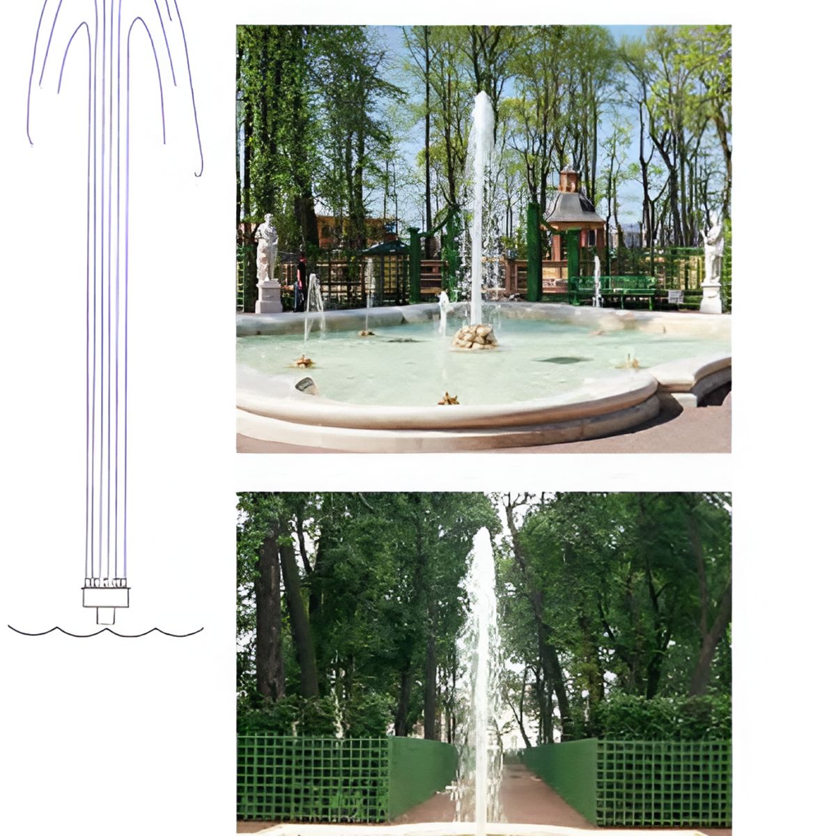 GENERICO - Boquilla para pileta o fuente en acero inoxidable de 2 pulgada