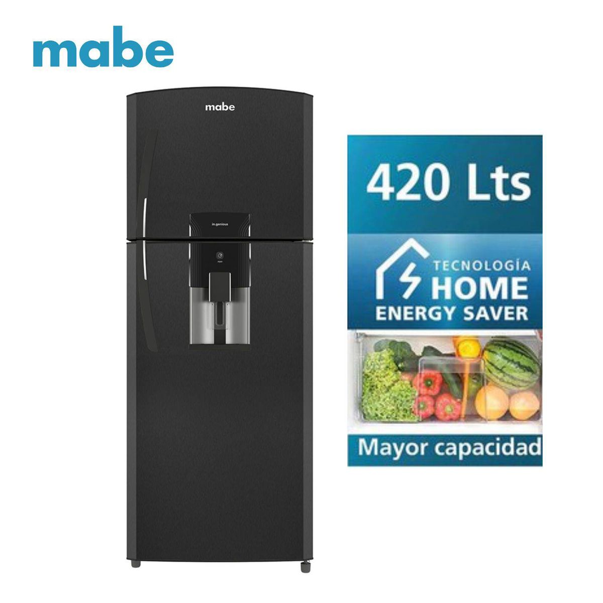 MABE - Refrigeradora Mabe 420 Lts No Frost - RMP425FJPC