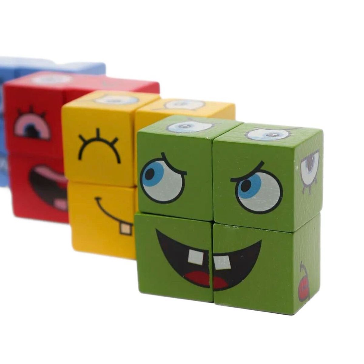 IMPORTADO MC - Mini Juego Emociones Bloques Madera