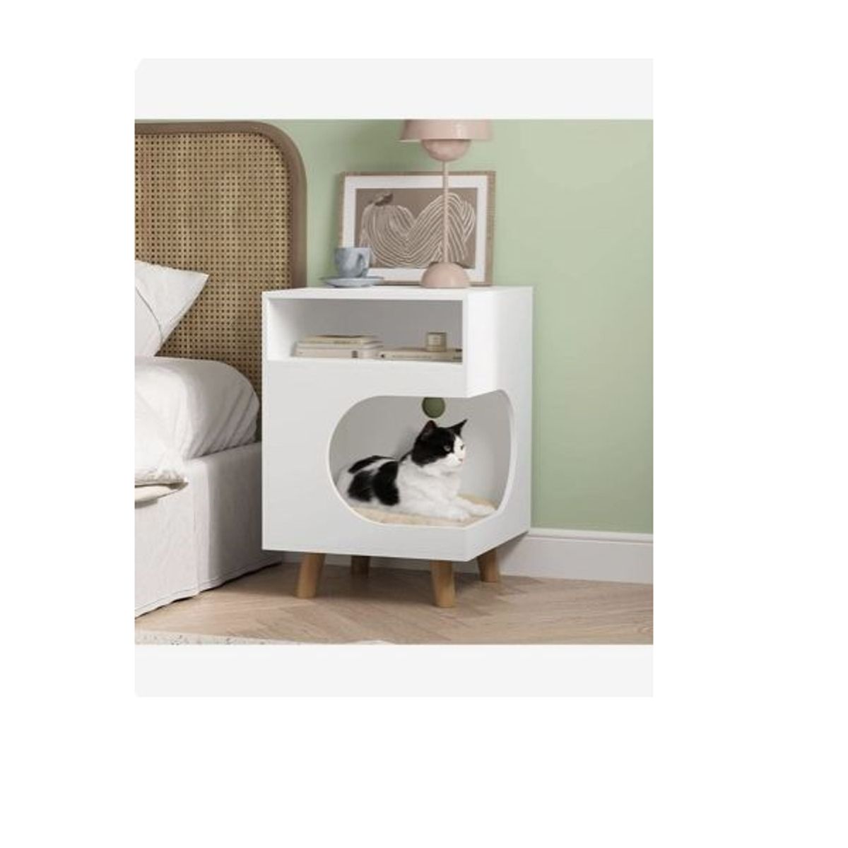 GENERICO - VELADOR EVANS - LA CASA DEL MUEBLERO - BLANCO