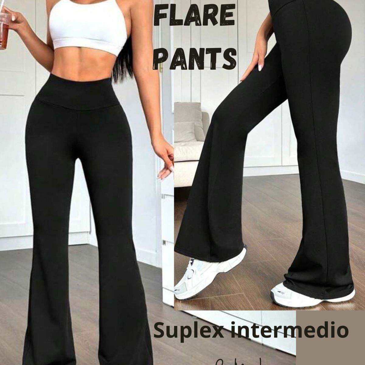 GENERICO - PANTALON  SIRENA ACAMPANADO SUPLEX INTERMEDIO