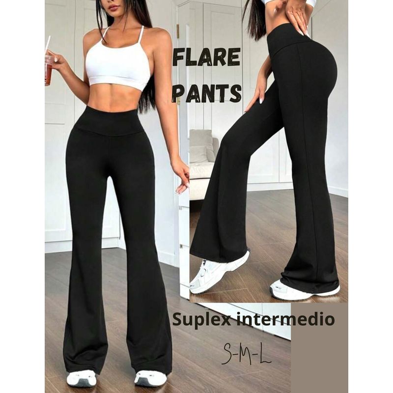 GENERICO - PANTALON  SIRENA ACAMPANADO SUPLEX INTERMEDIO