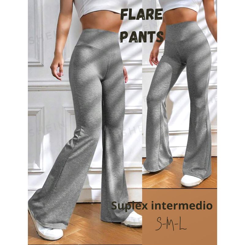 GENERICO - PANTALON  SIRENA ACAMPANADO SUPLEX INTERMEDIO