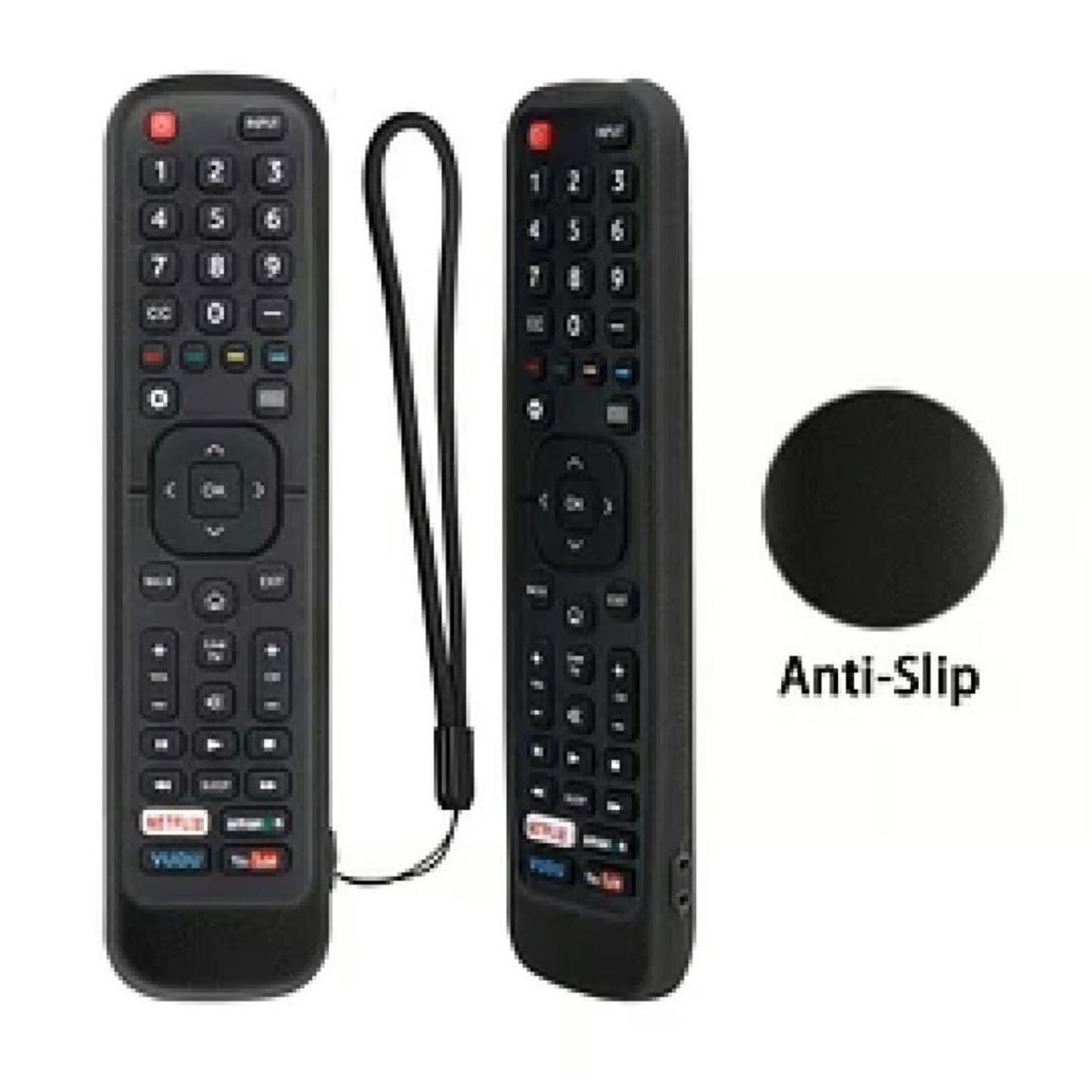 HISENSE - Funda de Silicona para Control HisenseNegro