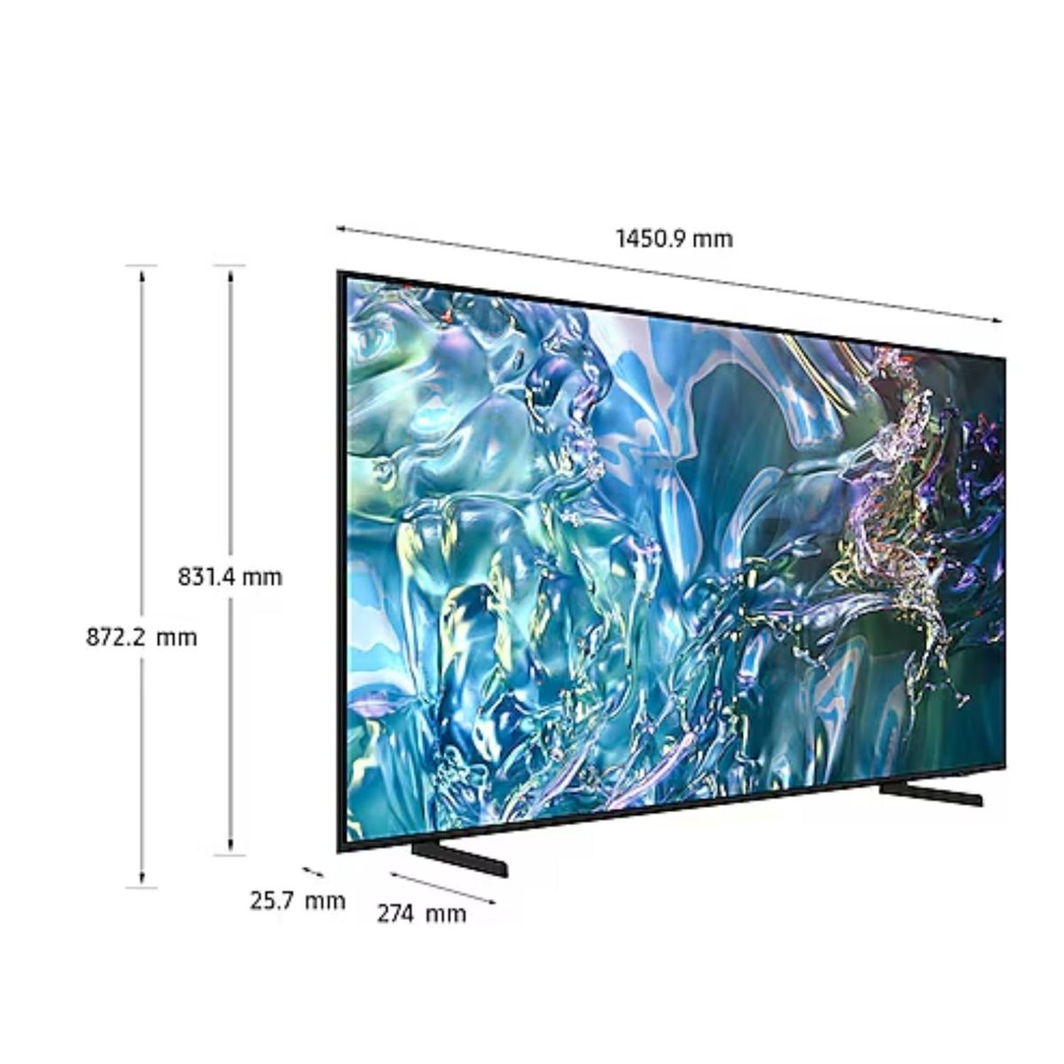 SAMSUNG - Televisor Samsung QLED Tizen OS Smart Tv 65 4K QN65Q60DAGXPE