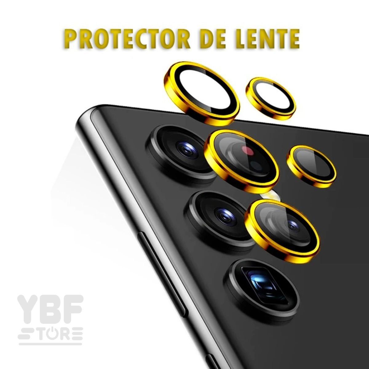 GENERICO - LENTE PROTECTOR CAMARA METALIZADO DORADO PARA SAMSUNG GALAXY A34