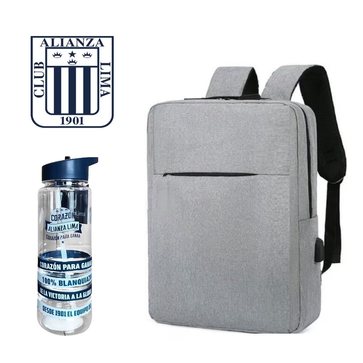 OEM - Tomatodo Alianza Lima + Mochila Impermeable Porta Laptop
