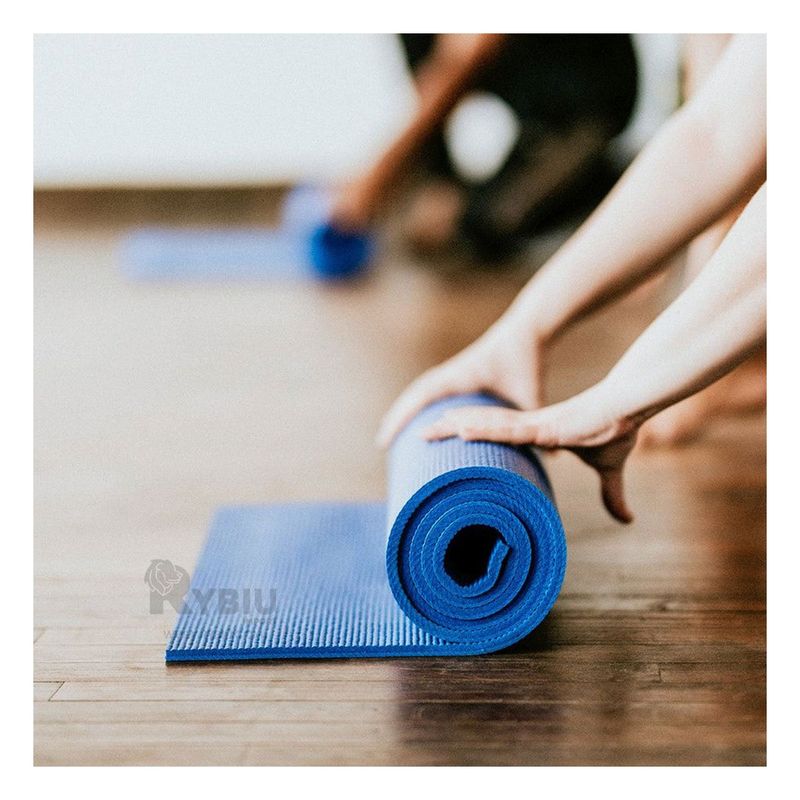 RYBIU IMPORT - Tapete de Deporte Practico de 10mm Azul Y+Gift MiniAgenda