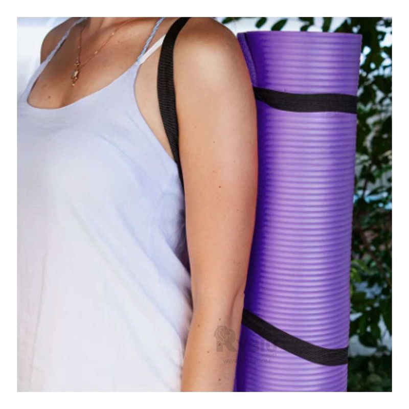 RYBIU IMPORT - Mat con Superficie Comoda 10mm Lila Y+Papel de Regalo