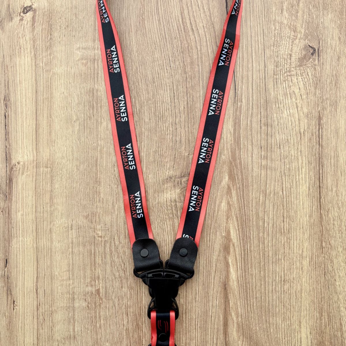 GENERICO - Lanyard Ayrton Senna Llavero Cinta F1 Llaves Pita Formula1