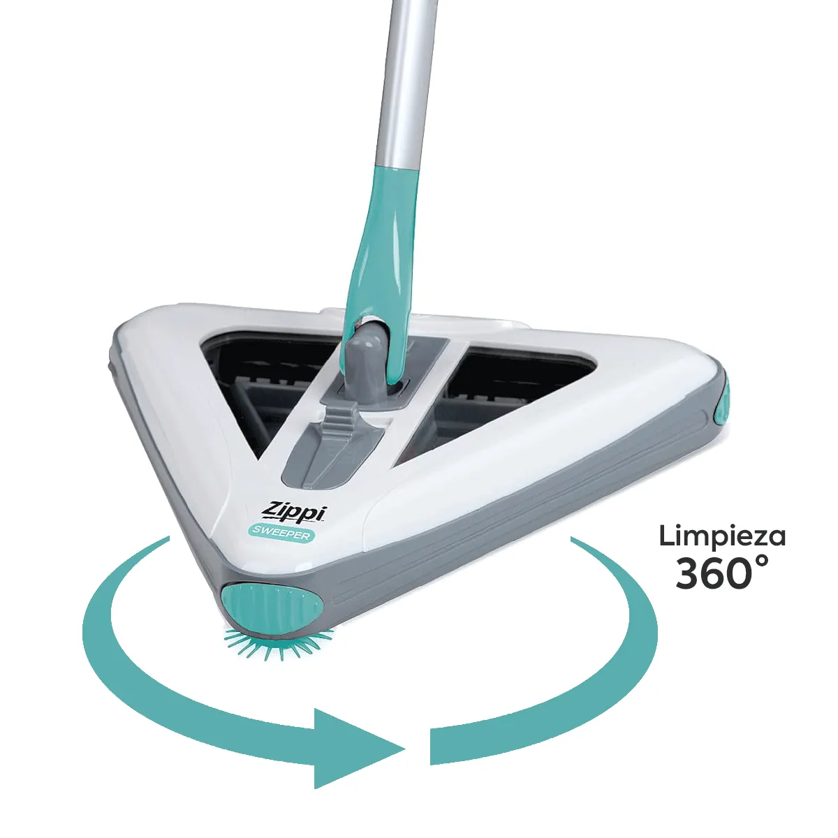 QUALITY PRODUCTS - Escoba Plegable Recargable - Zippi Sweeper