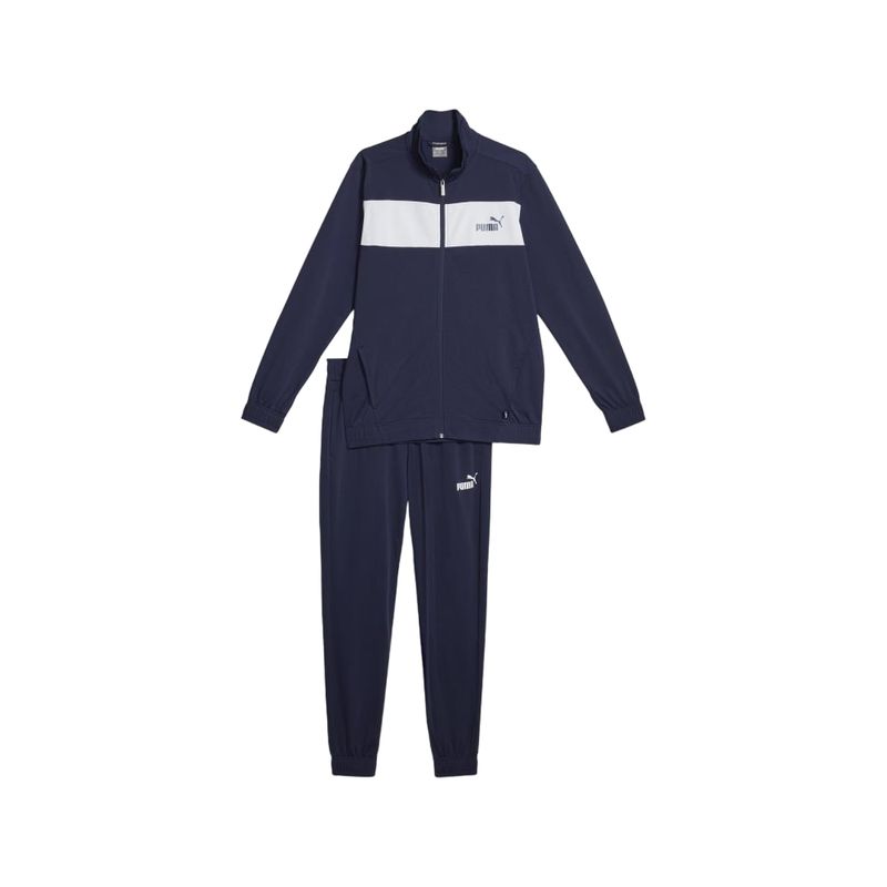 PUMA - Buzo Conjunto Deportivo Puma Poly Suit 677427 06 Azul para Hombre