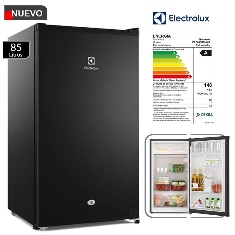 ELECTROLUX - Frigobar Electrolux Premium Black ERD090G2HWB