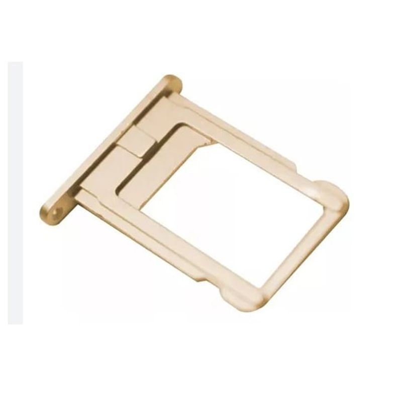 GENERICO - Repuesto Bandeja Sim iPhone 7 Plus Color Dorado