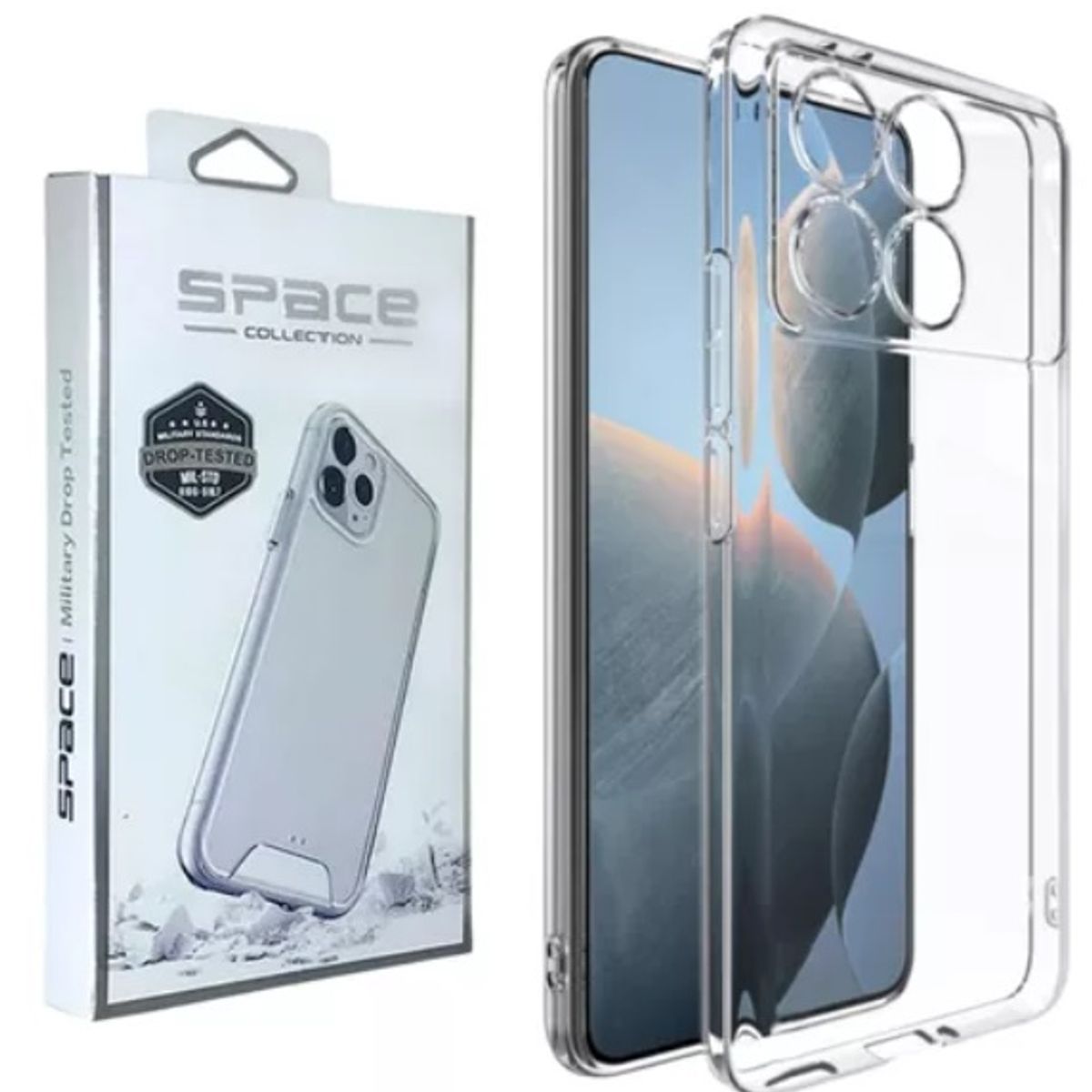 SPACE - Case Space Protector para Xiaomi Mi 14 Pro - Transparente