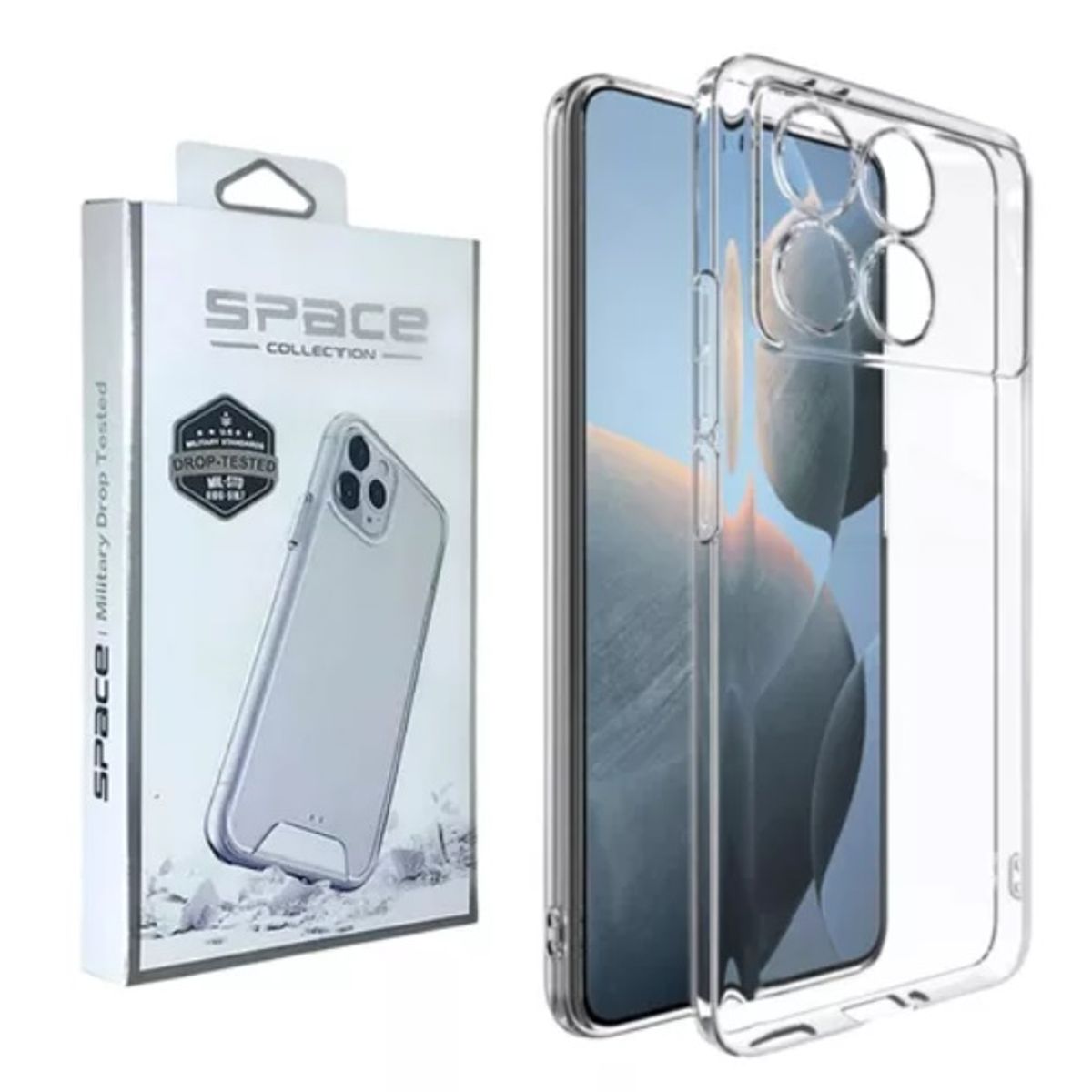 SPACE - Case Space Protector para Xiaomi Mi 14 Pro - Transparente