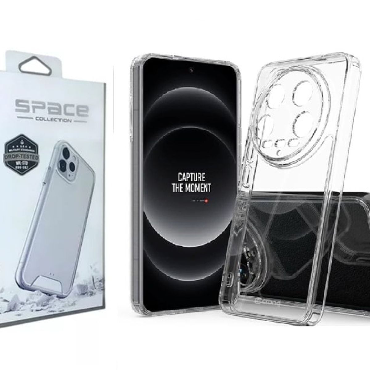 SPACE - Case Space Protector para Xiaomi Mi 14 Ultra - Transparente