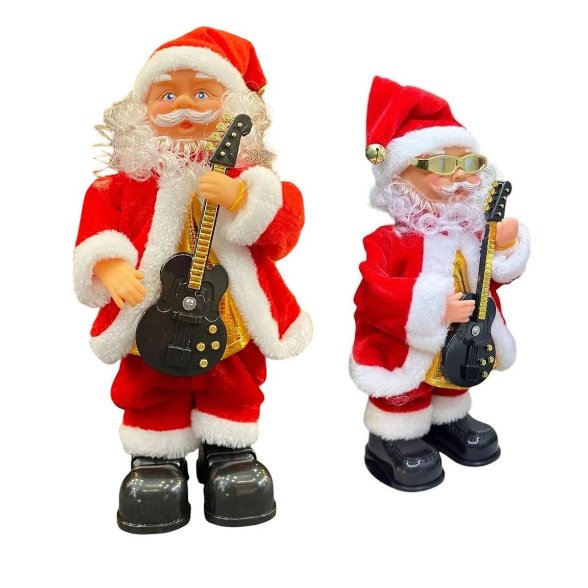 GENERICO - Papa Noel Guitarrista bailarín santa musical navideño de viento