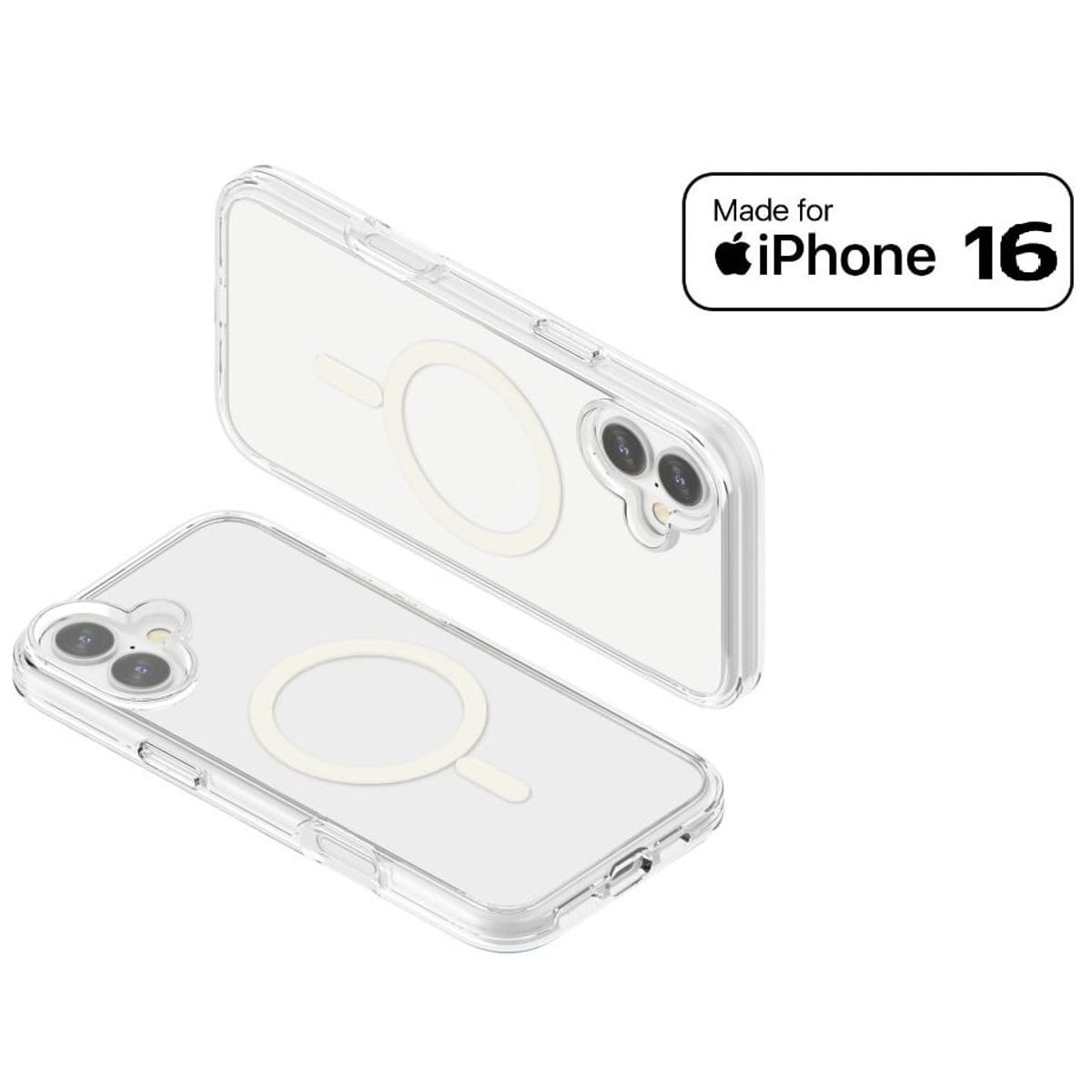 GENERICO - Case Protector Magsafe para Iphone 16 - Transparente