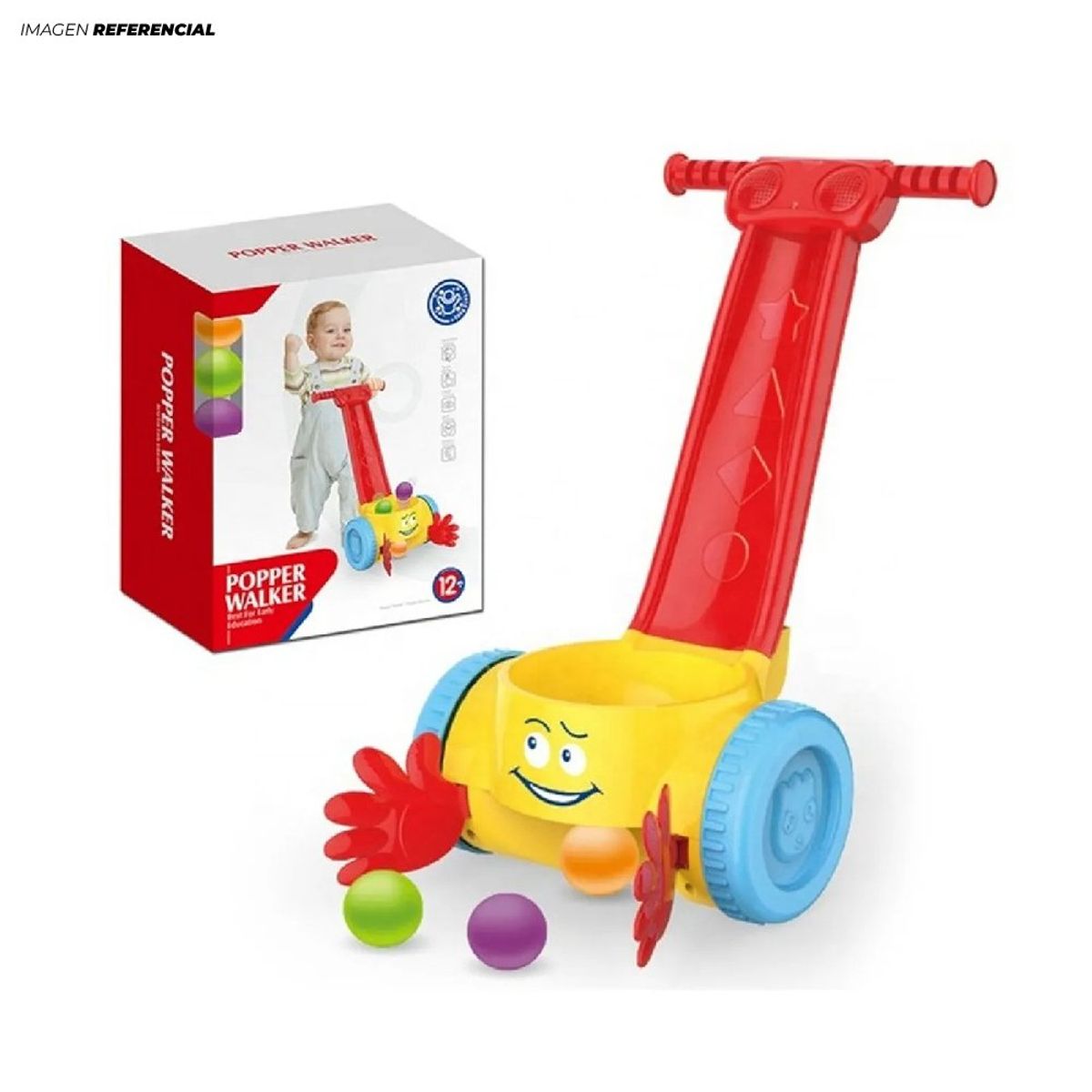 GENERICO - Caminador Guiador para Niños Musical Popper Walker