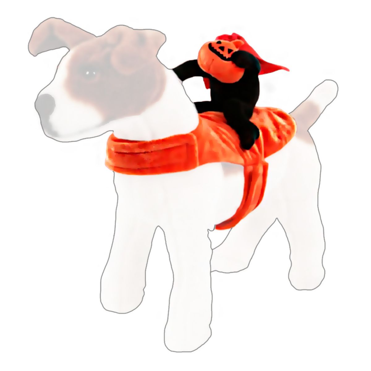 GENERICO - Disfraz Perro Pequeño o Mediano Jinete sin Cabeza Real Pet
