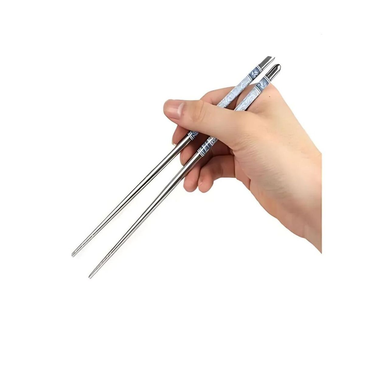 GENERICO - 1 par de Palillos Chinos de Acero