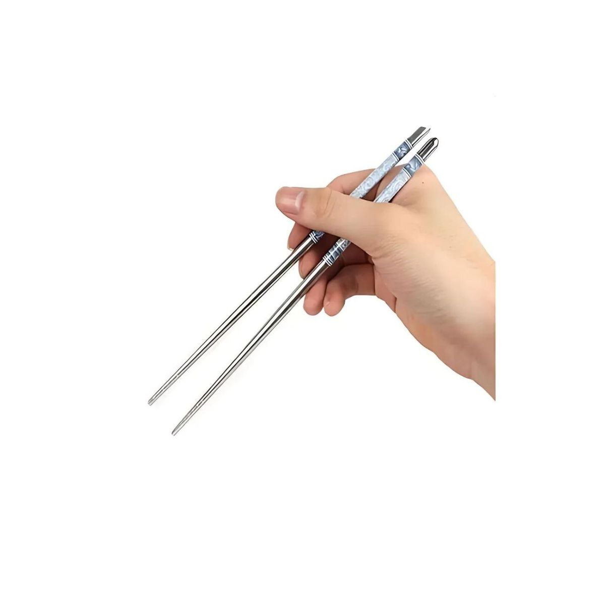 GENERICO - 1 par de Palillos Chinos de Acero