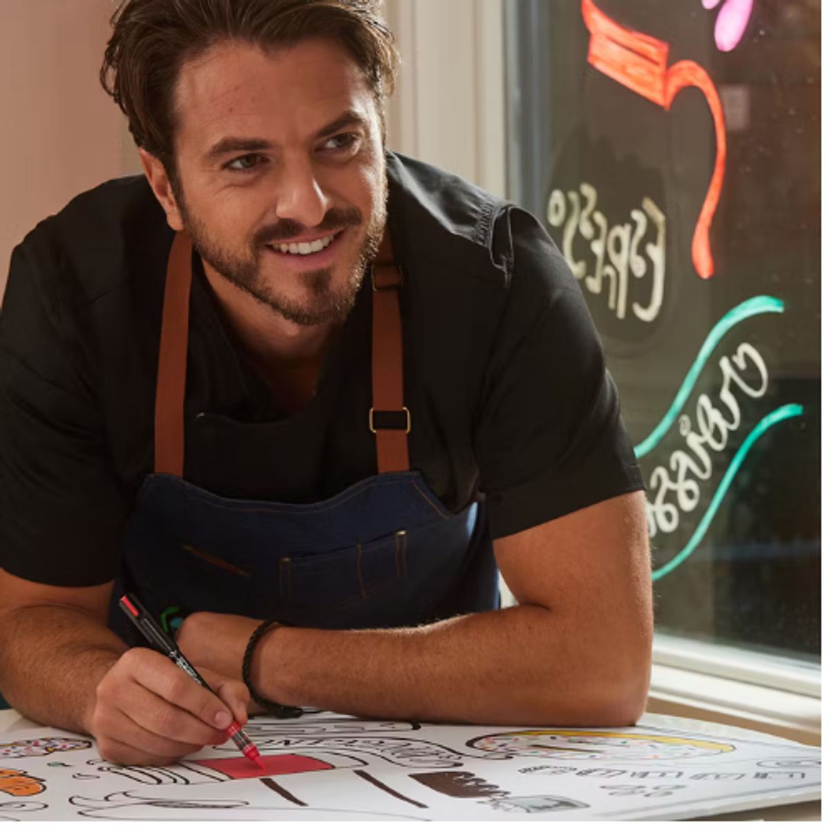 SHARPIE - Marcadores Sharpie Acrílico Creative Punta Pincel 12 piezas