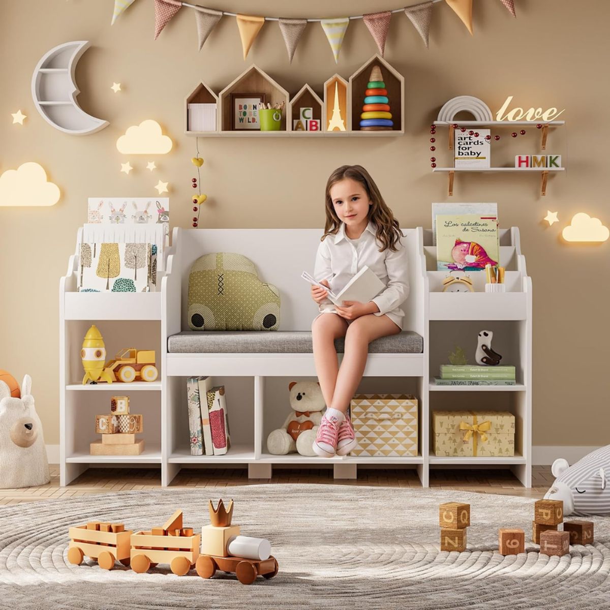 GENERICO - Estante Infantil Jummico Blanco Petrox Home