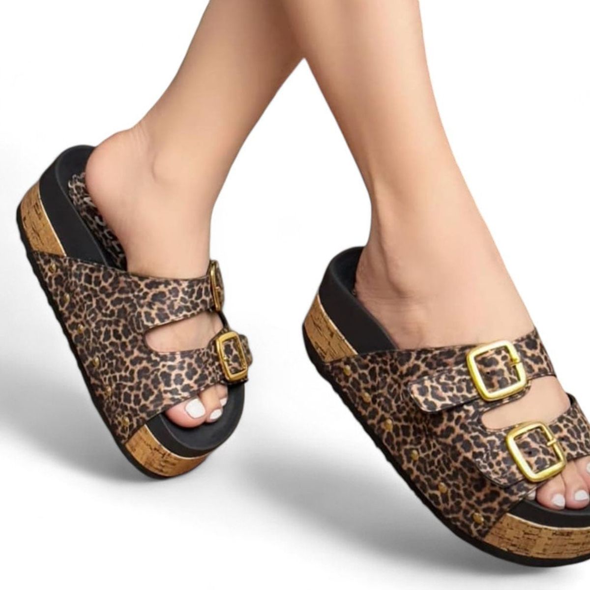 GENERICO - Botin Mujer Tacto Madera Plataforma 5 1399 5C-53 Color Multicolor