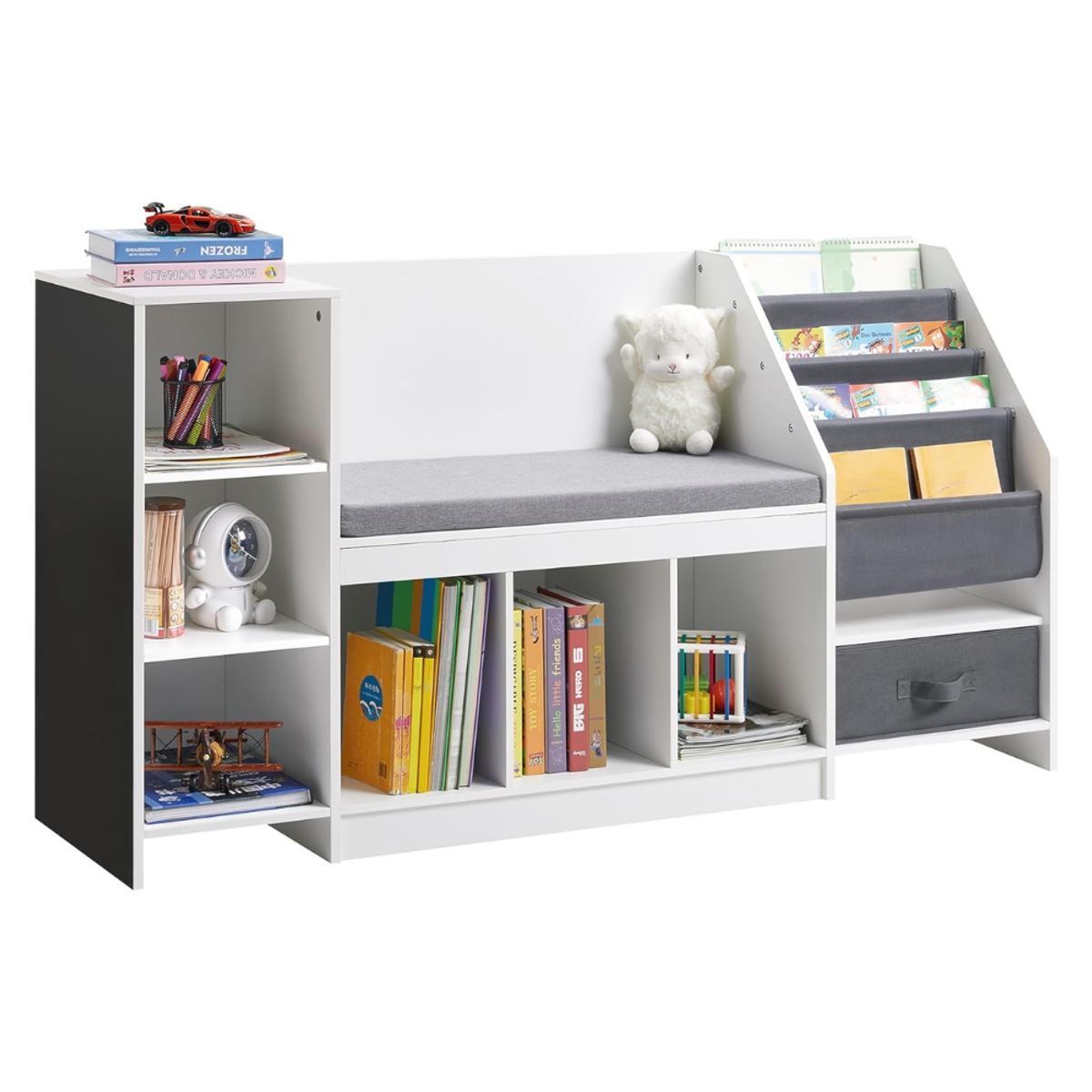 GENERICO - Estante Organizador de Libros Infantil Gaby Blanco Petrox Home