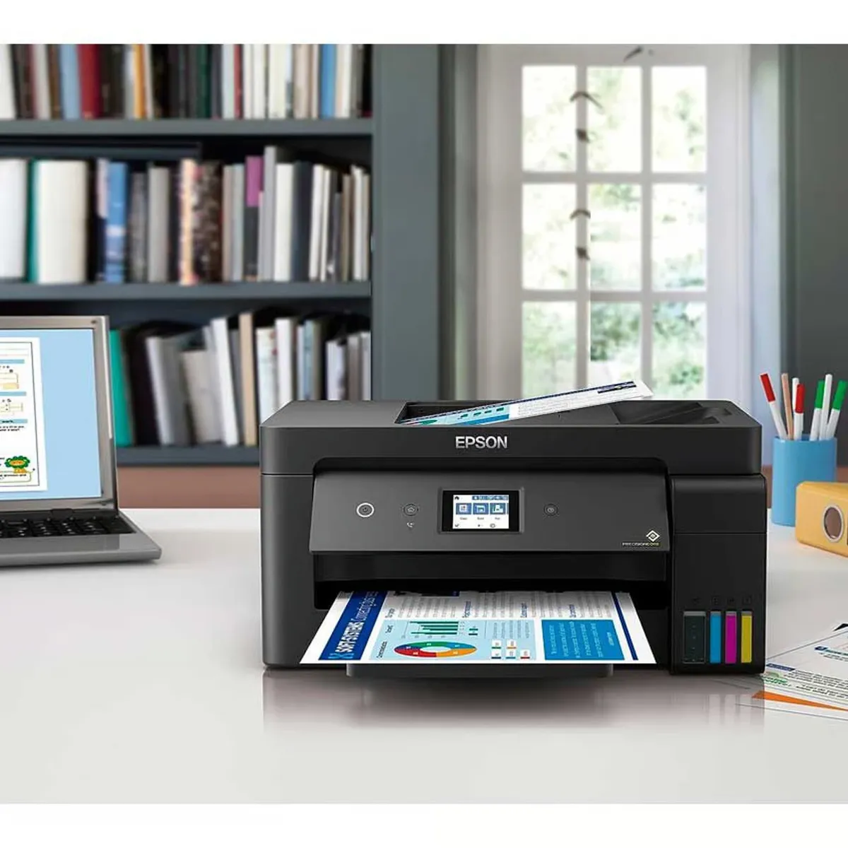 EPSON - Impresora A3 EPSON L14150 Multifuncional USB Bandeja ADF Dúplex WI-FI