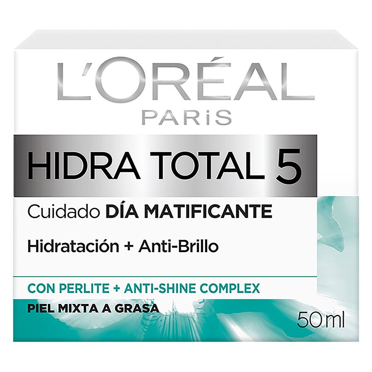 LOREAL PARIS - Hidratante Facial Hidra Total 5 Matificante Loreal Dermo Expertise Para Piel Normal 50 Ml