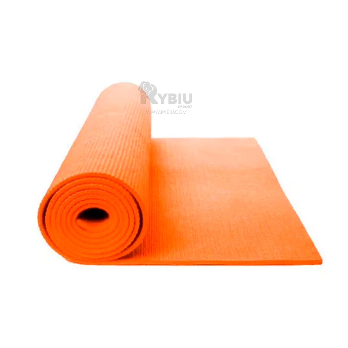 RYBIU IMPORT - Tapete para Ejercicios de 10mm Anaranjado Y+Regalo Stickers