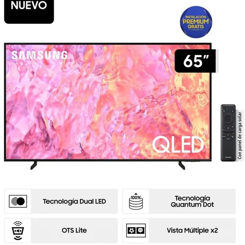 SAMSUNG - Televisor SAMSUNG QLED 65 UHD 4K Smart Tv QN65Q60CAGXPE