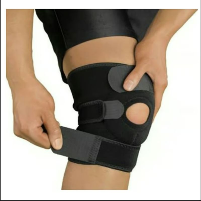 GENERICO - Rodillera ortopédico ajustable triple ajuste neopreno