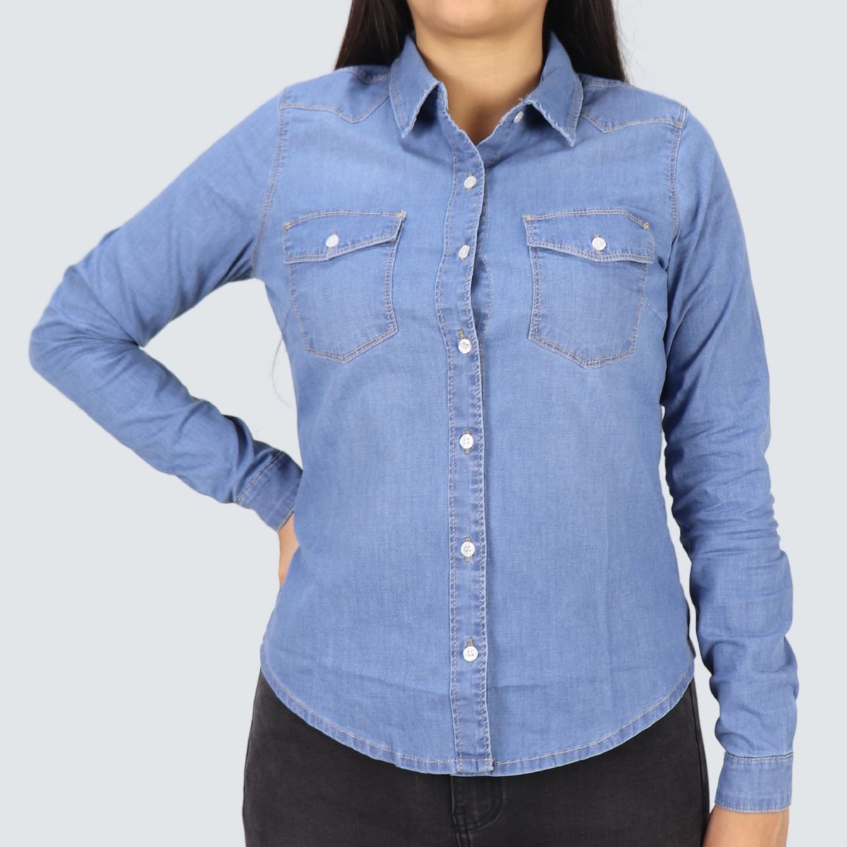 SALSA - CAMISA DENIM ML MUJER SALSA JEANS TANNY