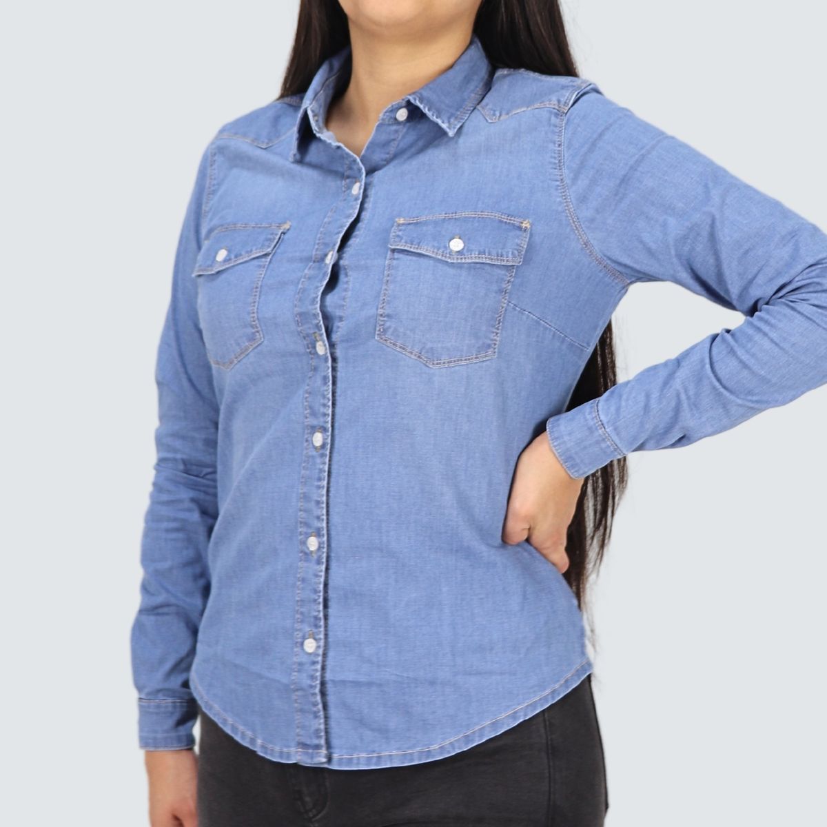 SALSA - CAMISA DENIM ML MUJER SALSA JEANS TANNY