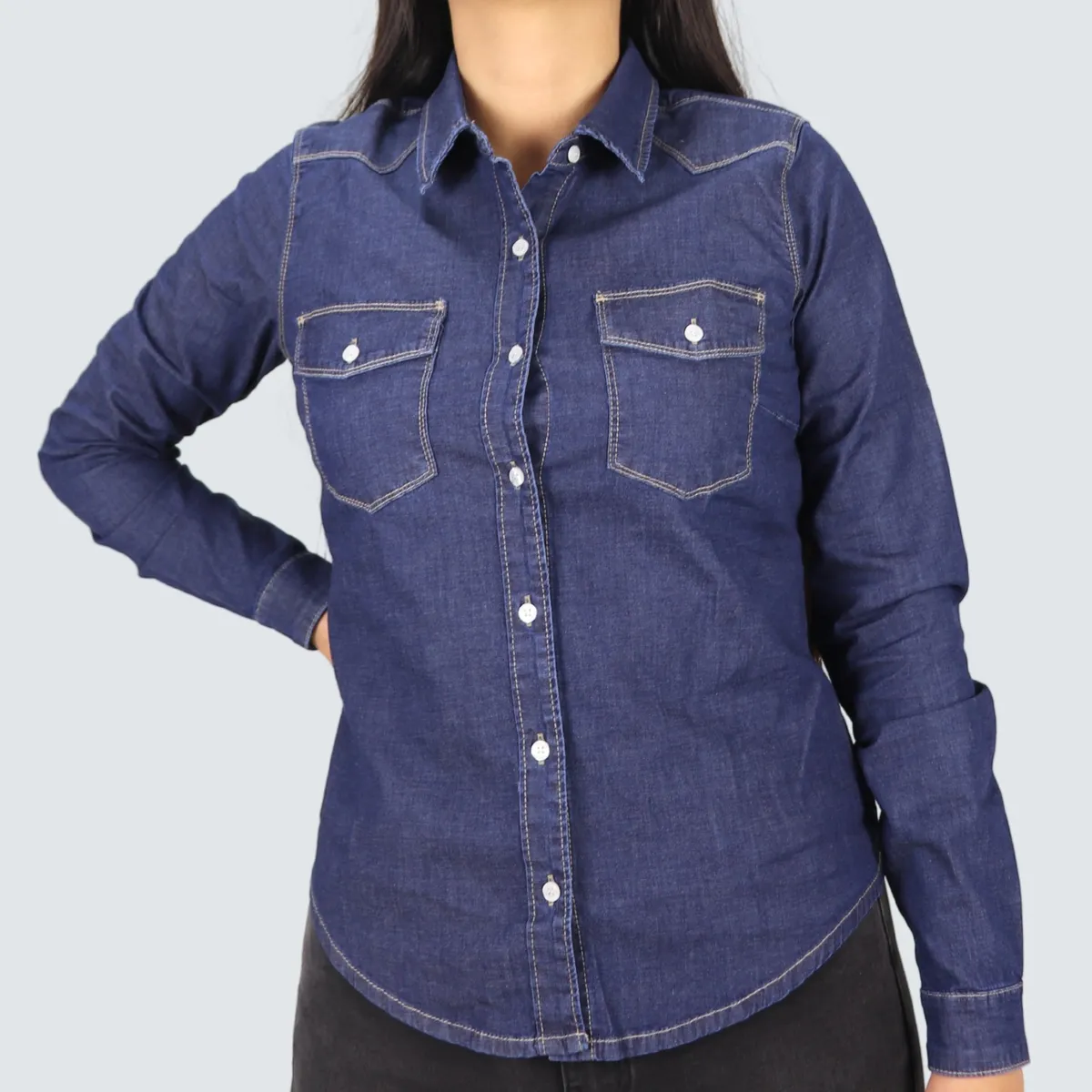SALSA - CAMISA DENIM ML MUJER SALSA JEANS TANNY