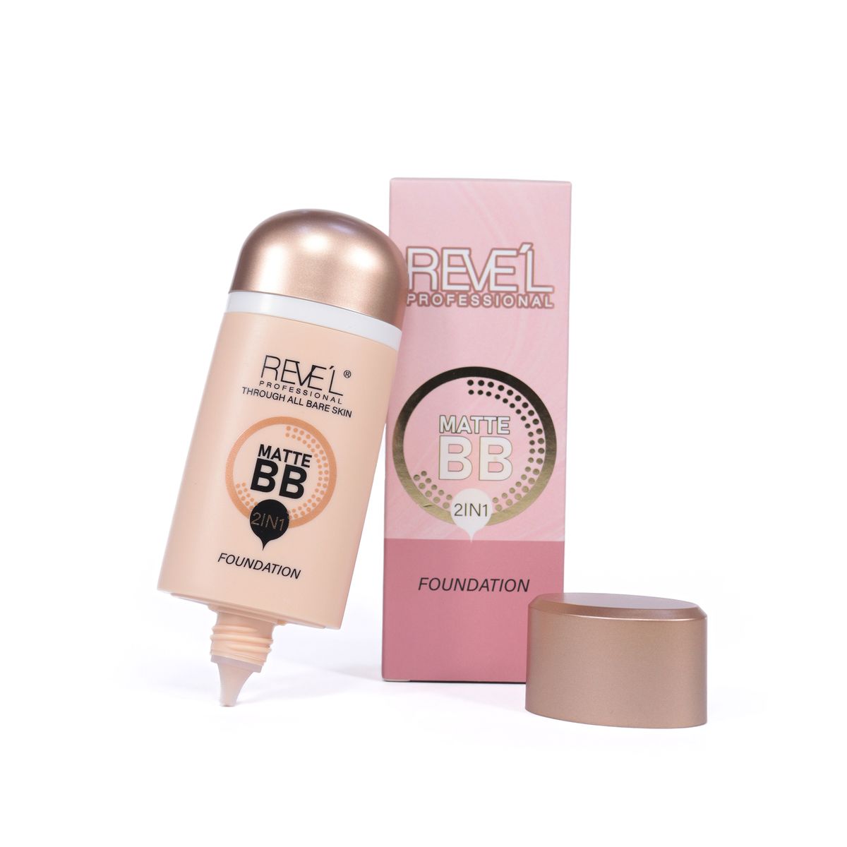 REVE'L PROFESSIONAL - FOUNDATION MATTE BB 2 EN 1 TONO IVORI