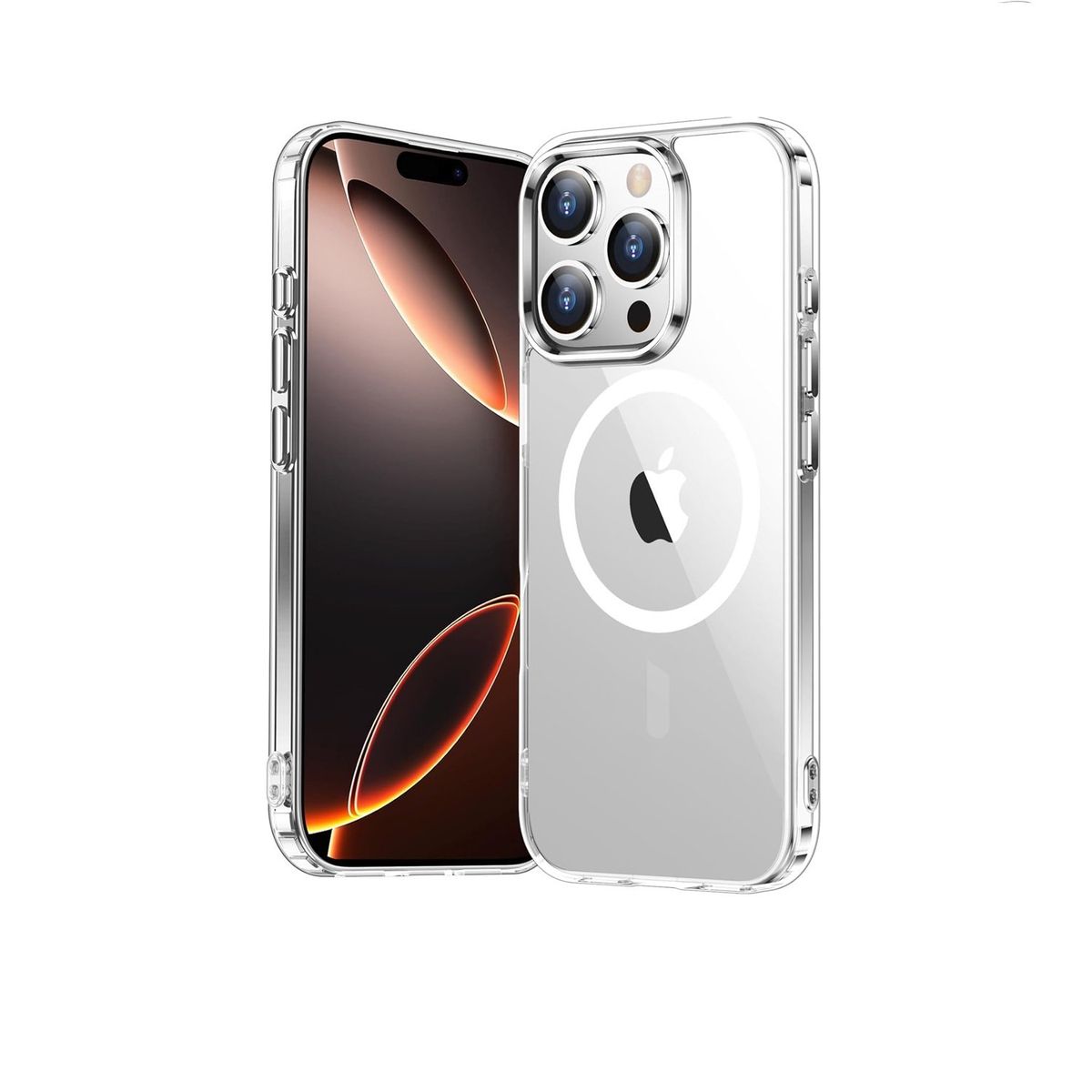 GENERICO - Case Clear para iPhone 16 Pro con MagSafe - Transparente