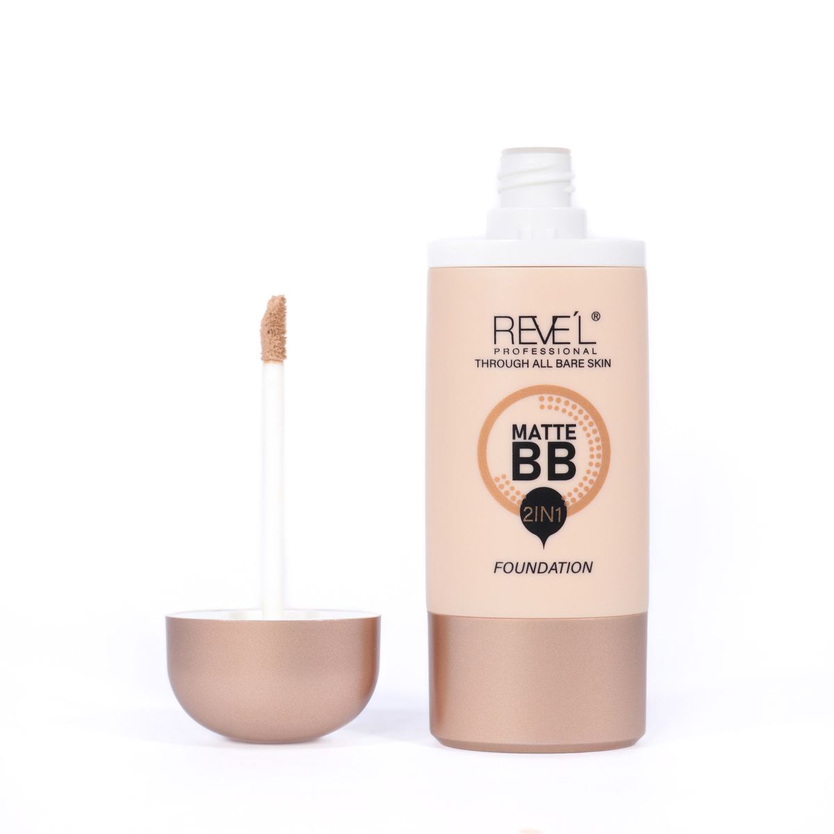 REVE'L PROFESSIONAL - FOUNDATION MATTE BB 2 EN 1 TONO CANELA