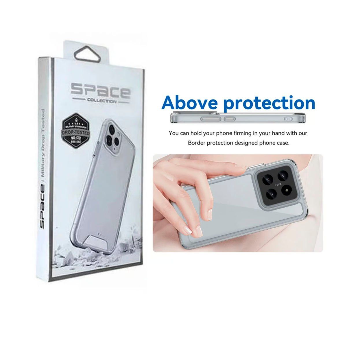 GENERICO - Case Space Transparente Para el Xiaomi Mi 14