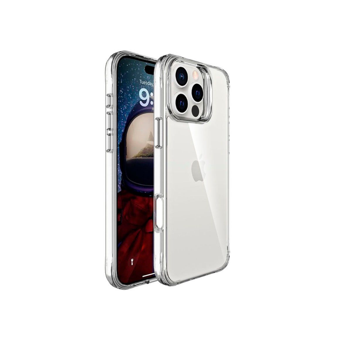 GENERICO - Case Space Transparente Para el Iphone 16 Pro