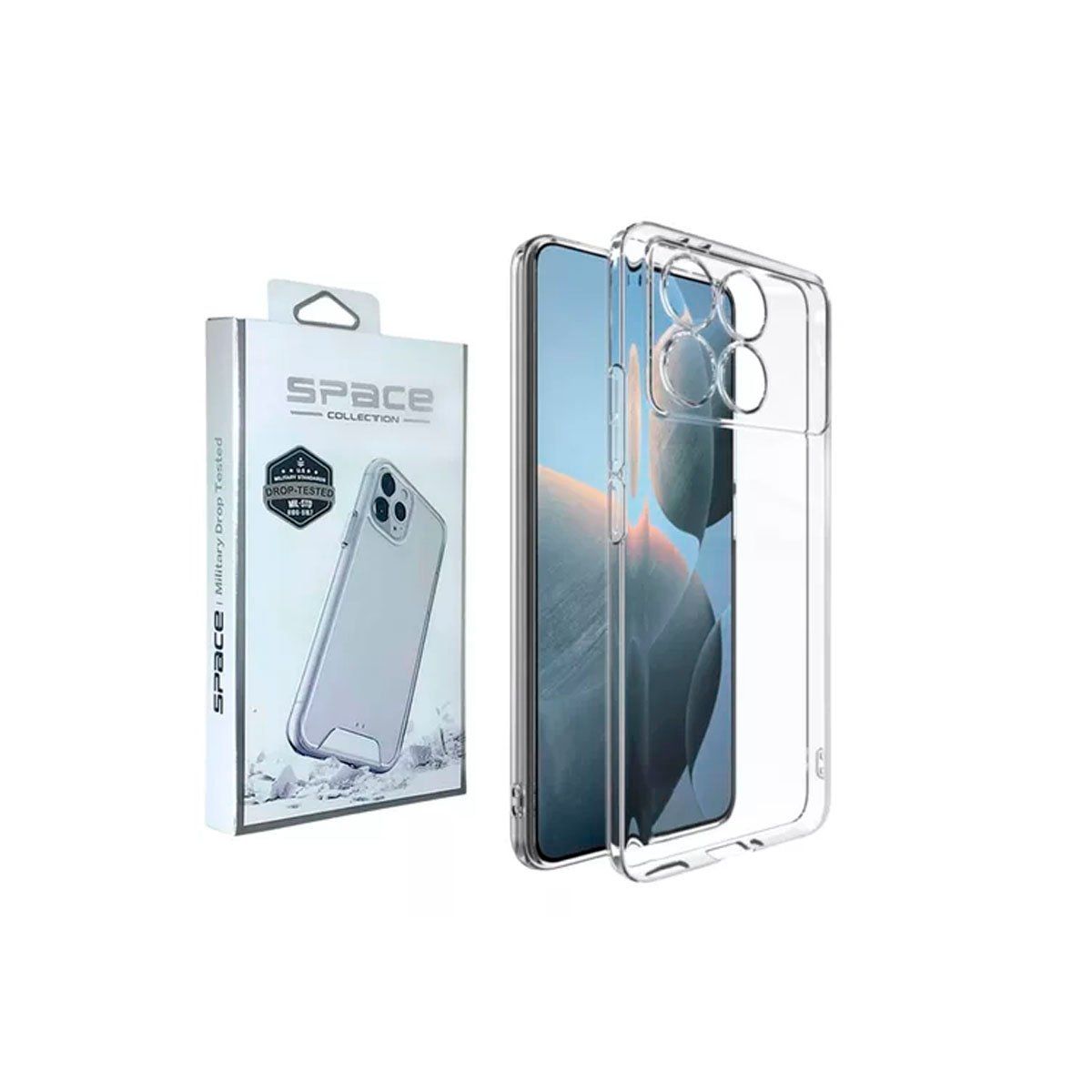 GENERICO - Case Space Transparente Para el Poco F6 Pro